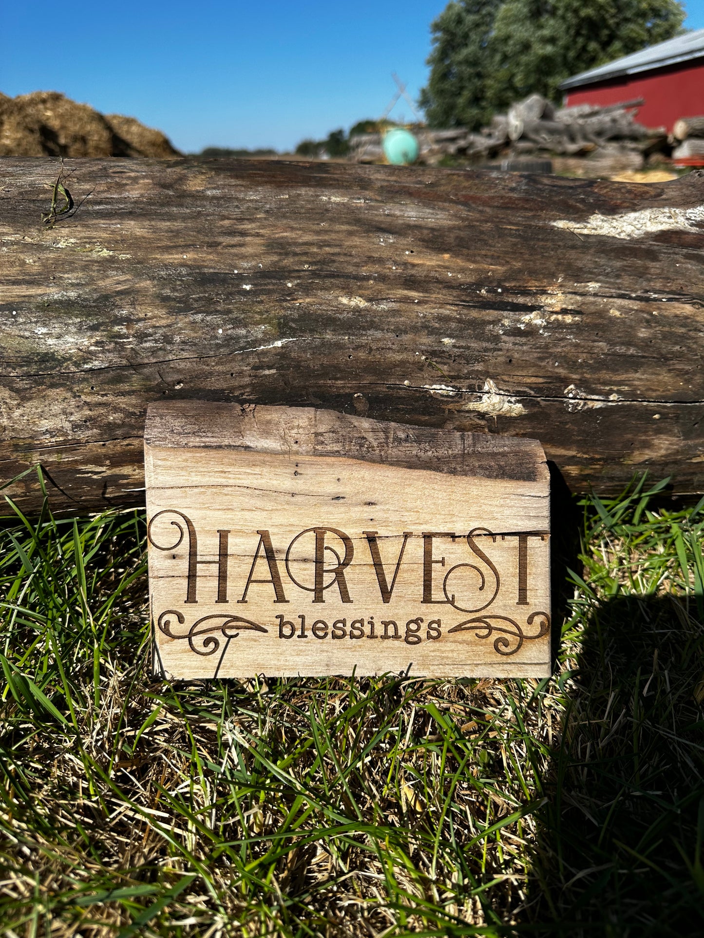 Harvest Blessings Sign