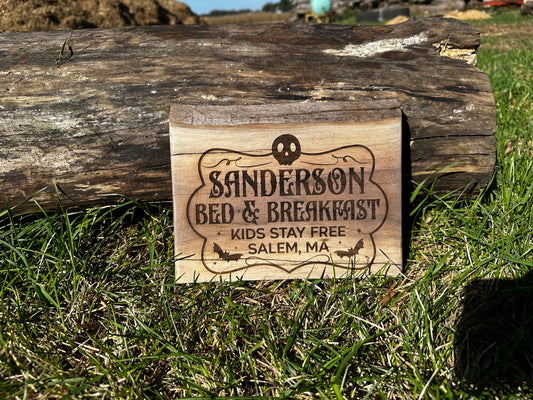 Sanderson Bed & Breakfast Sign