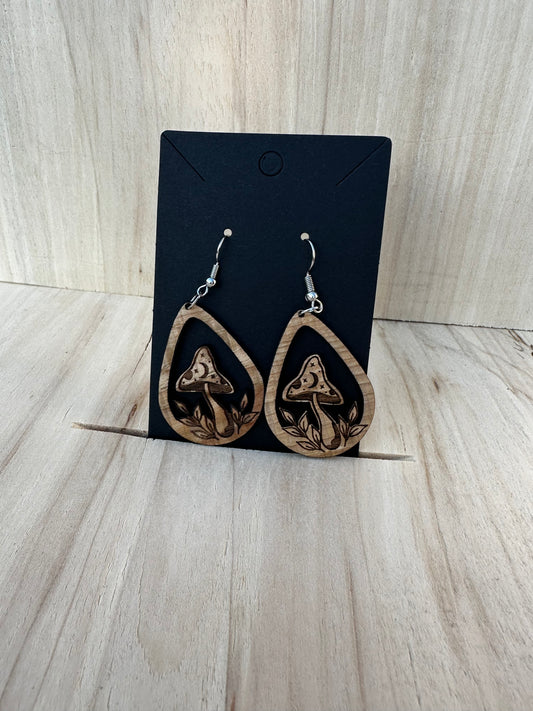 Celestial Mushroom Earrings